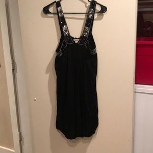 Black and sequin dress